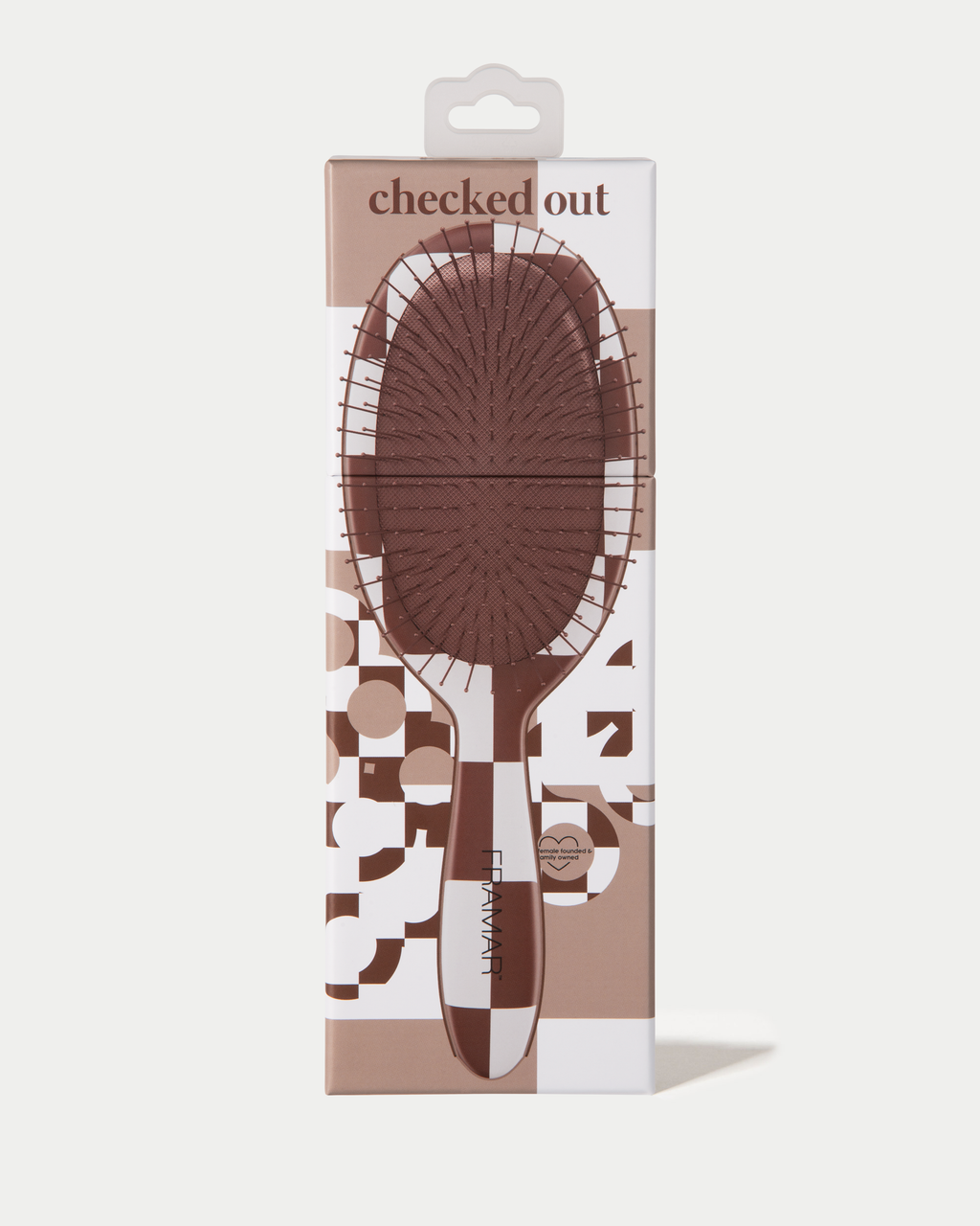 Checked Out Chocolate - Detangle Brush