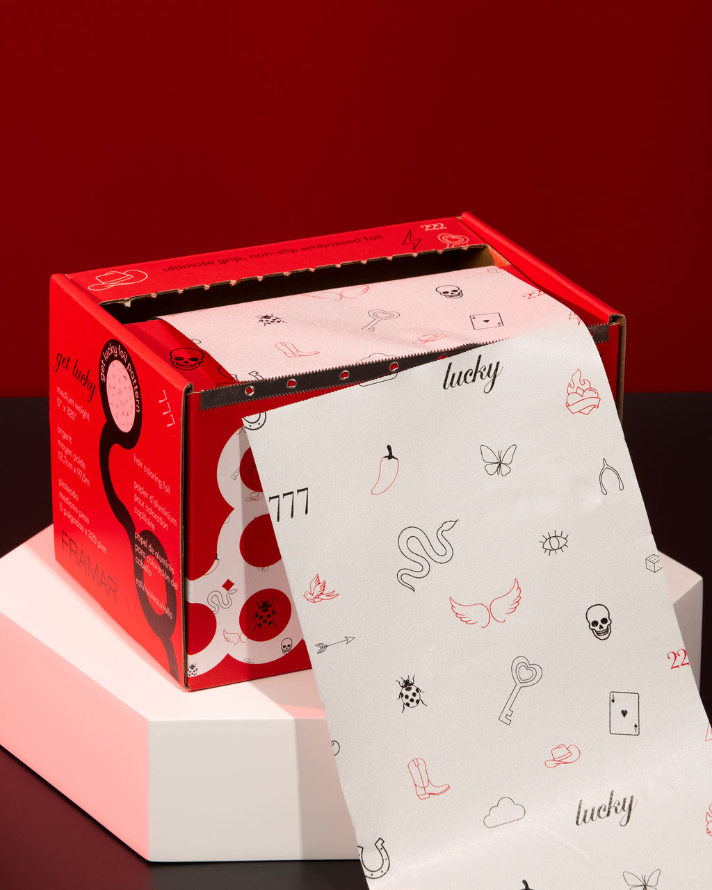 Get Lucky - Embossed Roll
