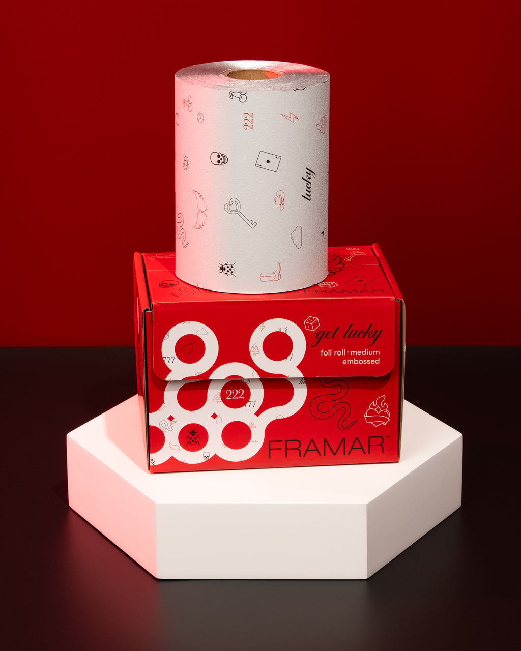 Get Lucky - Embossed Roll