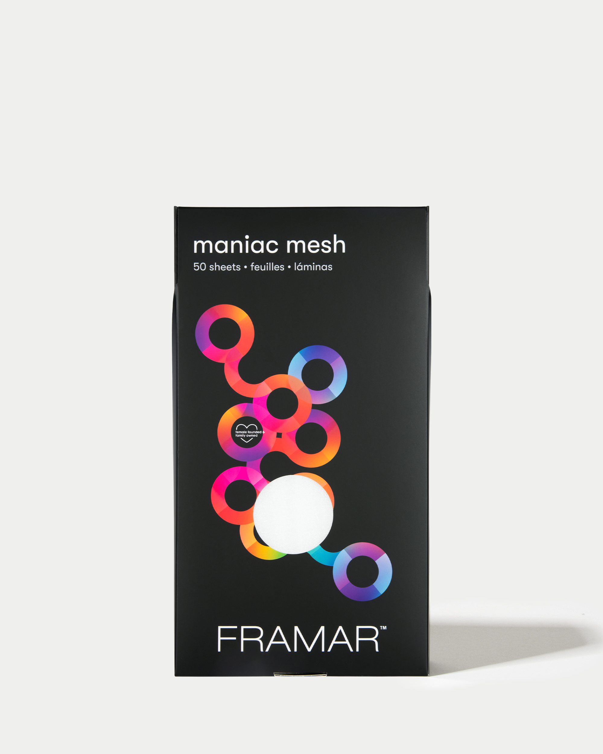 Framar Maniac Mesh Sheets, Embee Meche | Hair Color Paper 50 Pack