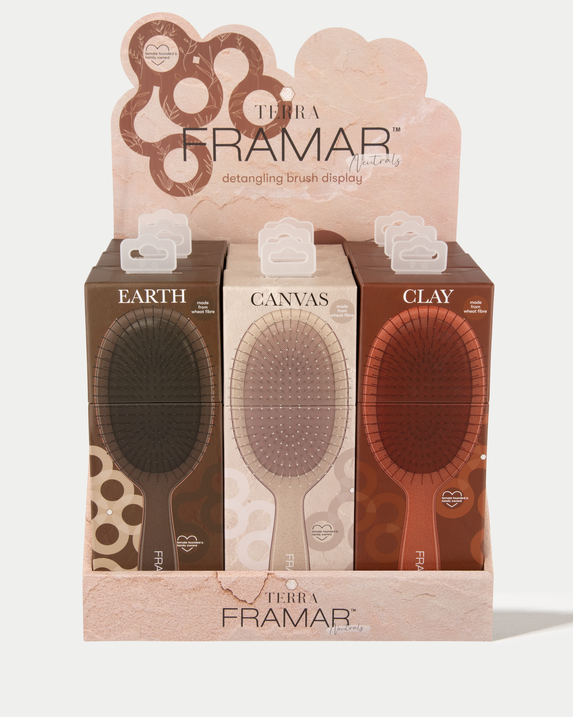 Framar Detangling Brush (Terra) Framar Detangling Brush (Terra)