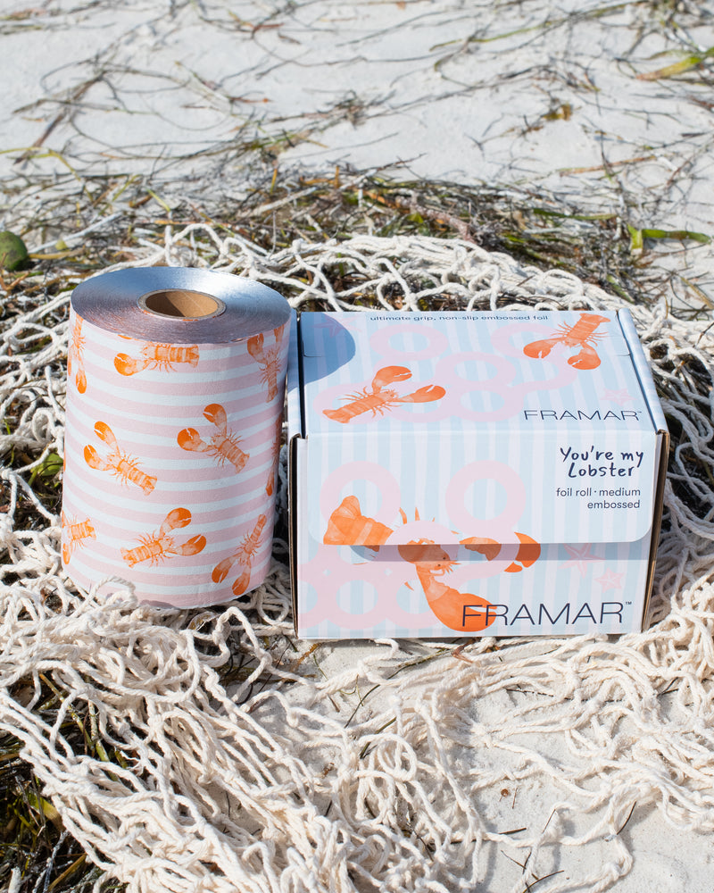 Coastal Color Embossed Roll with dispensing box