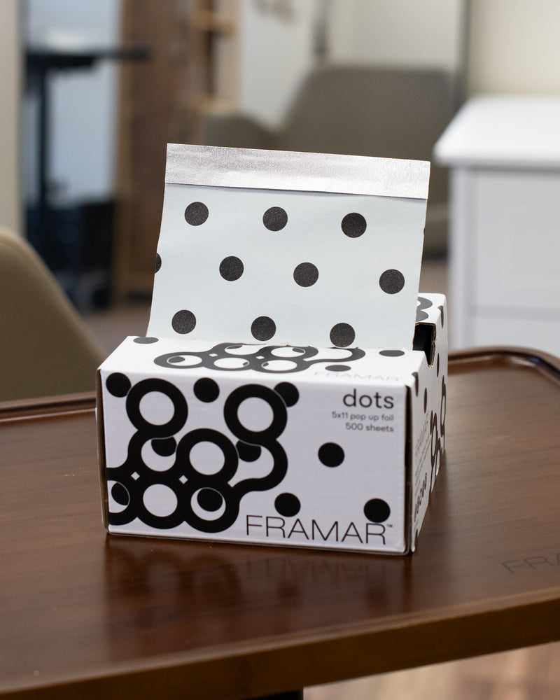 5x11 Pop Up - Black & White Dots