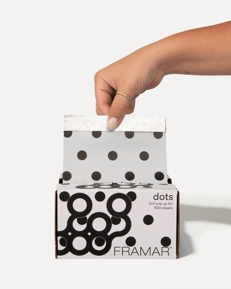 5x11 Pop Up - Black & White Dots