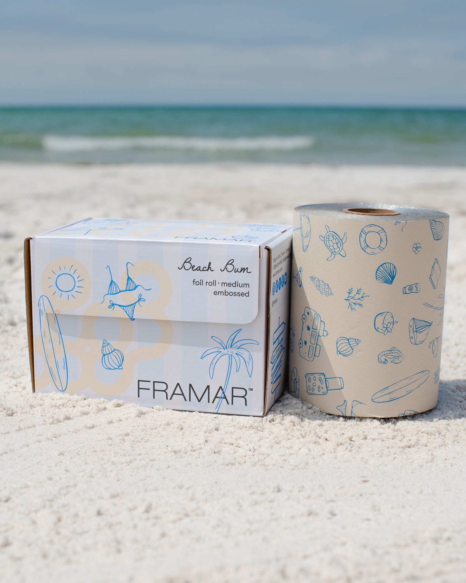 Beach Bum - Embossed Roll