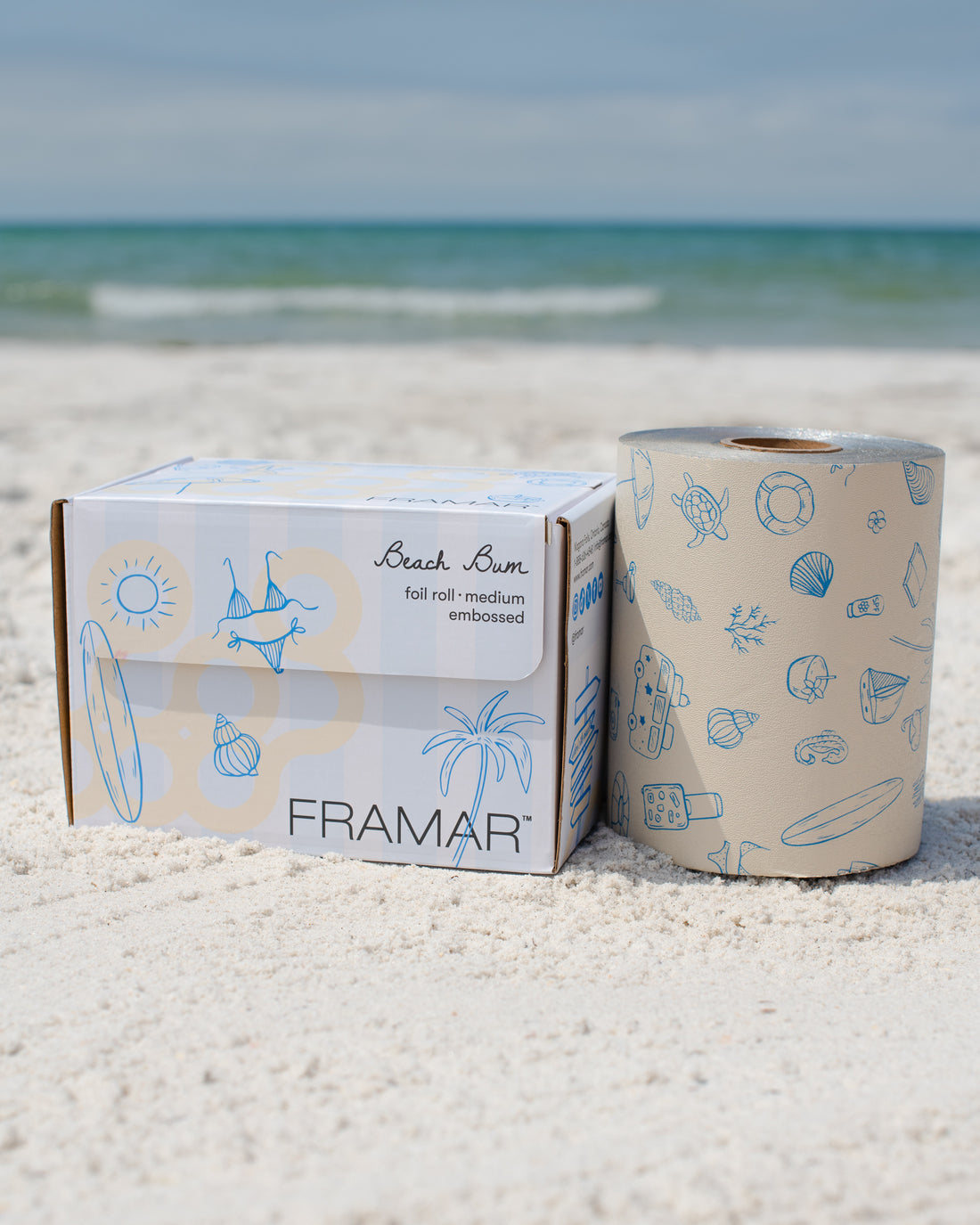 Beach Bum Embossed Roll