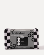 Checked Out Salon Towels - Black & White