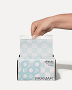 5x11 Pop Up - Light Blue Check
