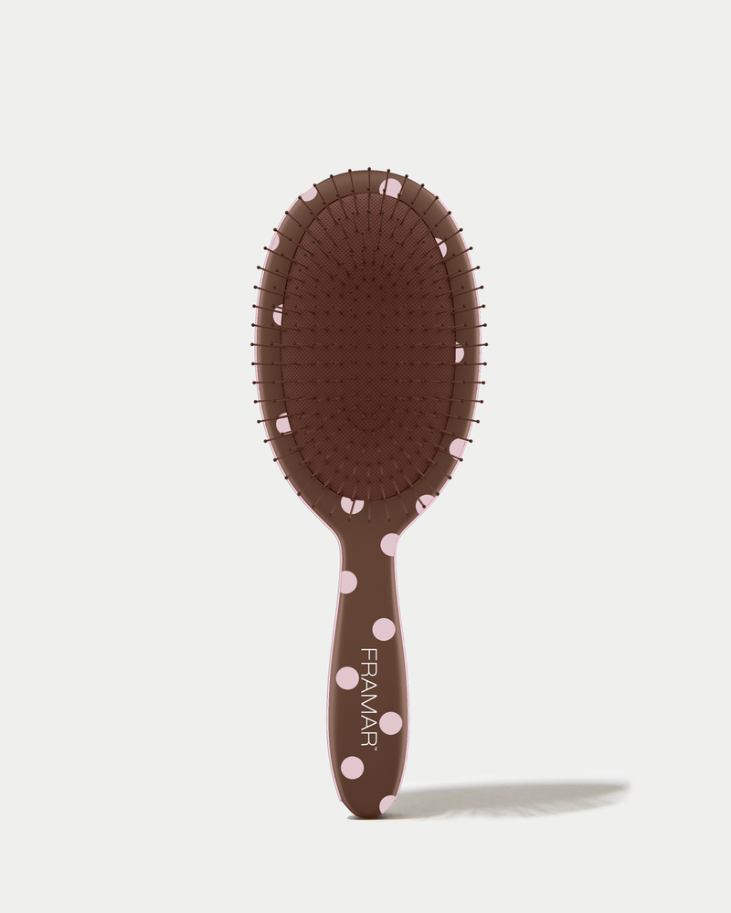 Chocolate Dots - Detangle Brush