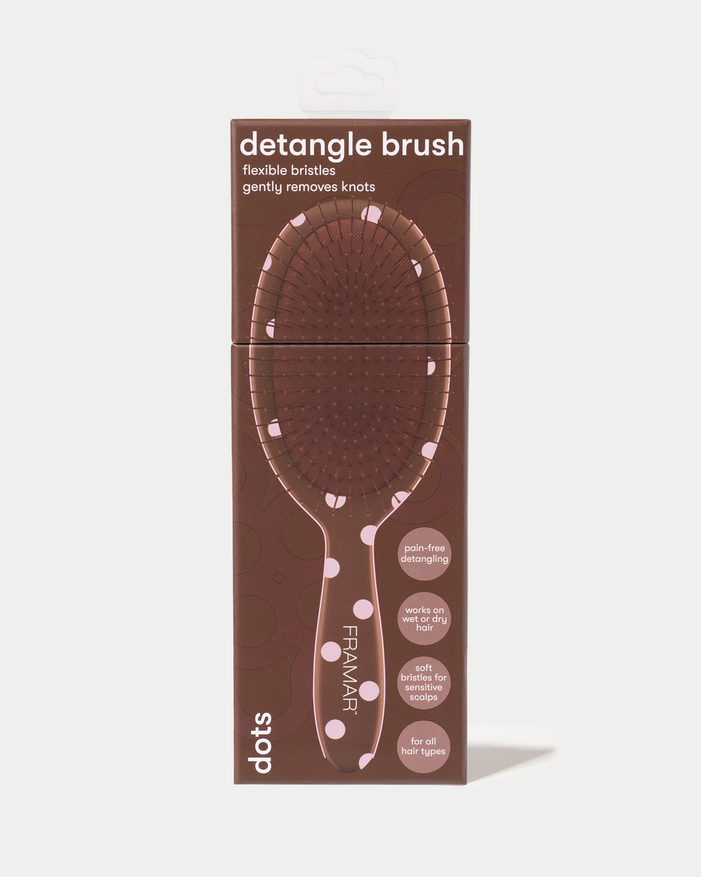 Chocolate Dots - Detangle Brush