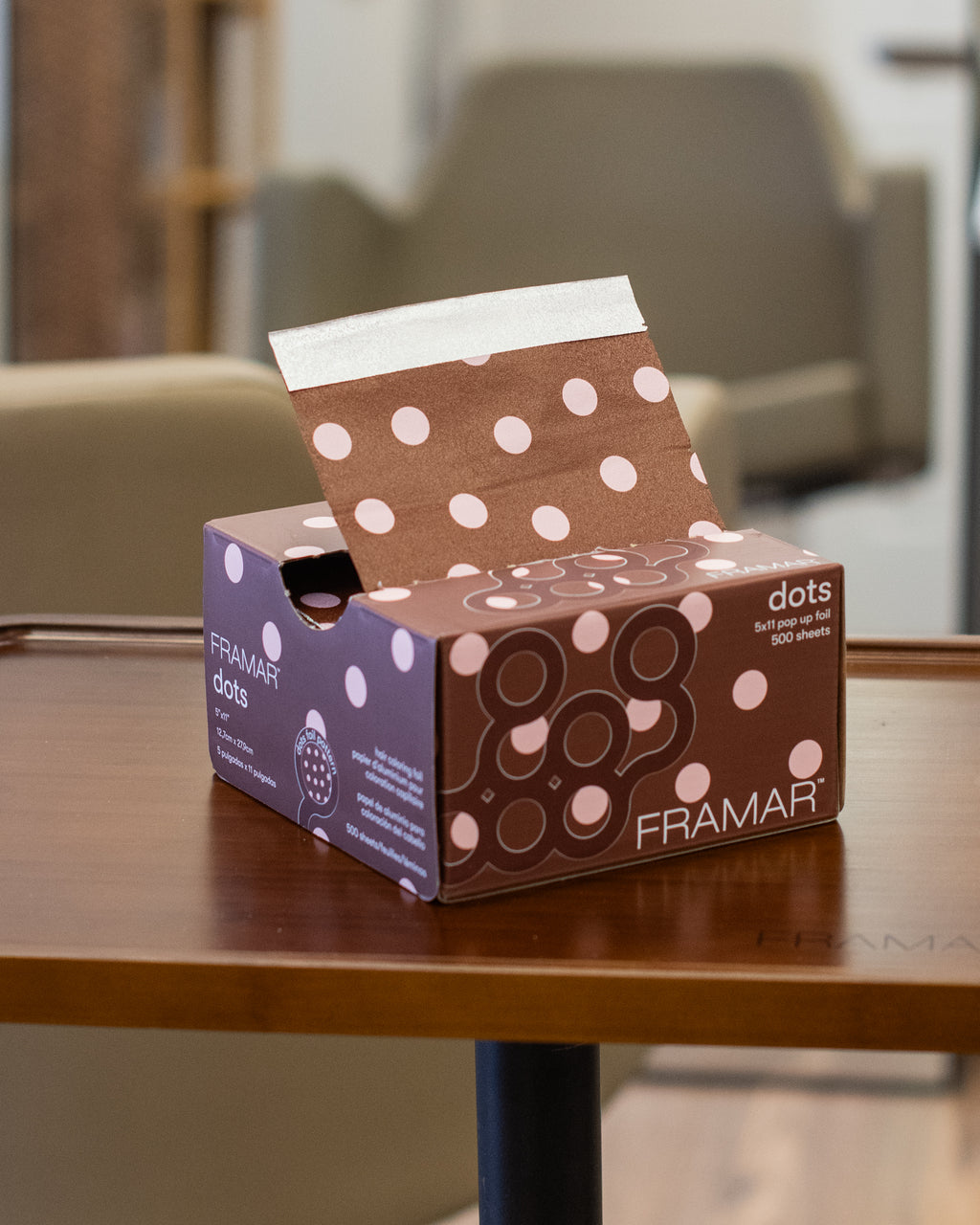 5x11 Pop Up - Chocolate Polka Dots