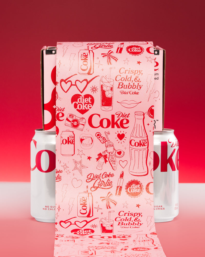 Diet Coke - Embossed Roll 320ft.