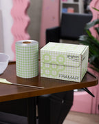 Embossed Roll - Green Gingham