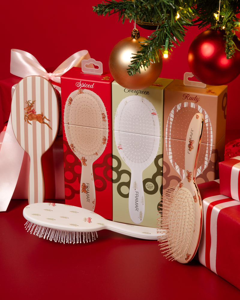 Holly Days - 9PC Detangle Brush Display