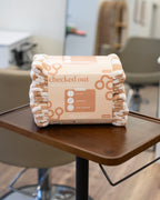 Checked Out Salon Towels - Beige & White