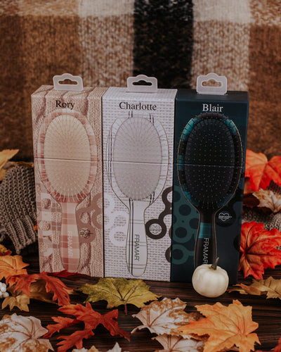 Plaid Hair Day - 9pc Detangle Brush Display-hover