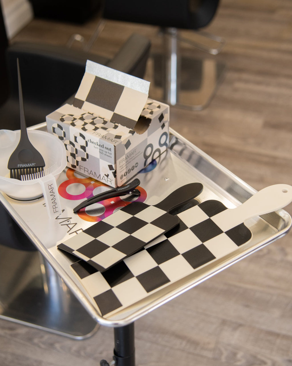 Black and Cream Checked Out - Paddle Pack