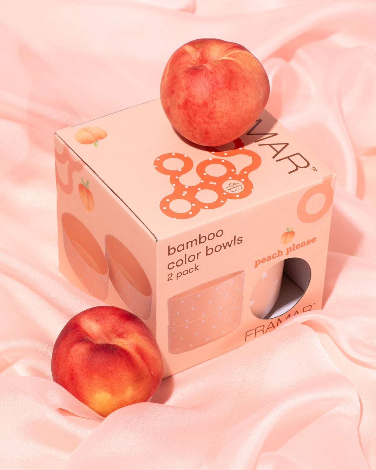 Peach Please - Bamboo Bowls 2PC