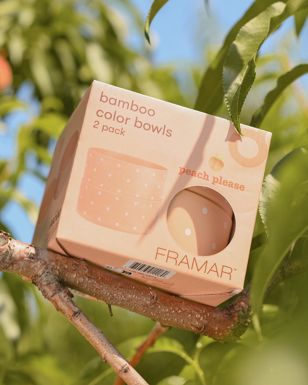 Peach Please - Bamboo Bowls 2PC