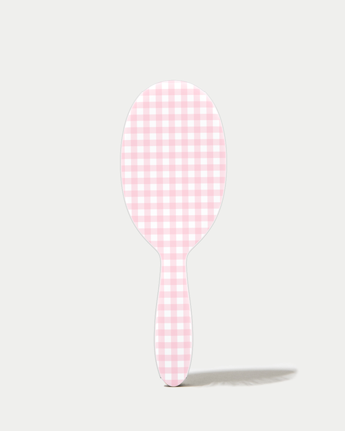 Pink Gingham - Detangle Brush
