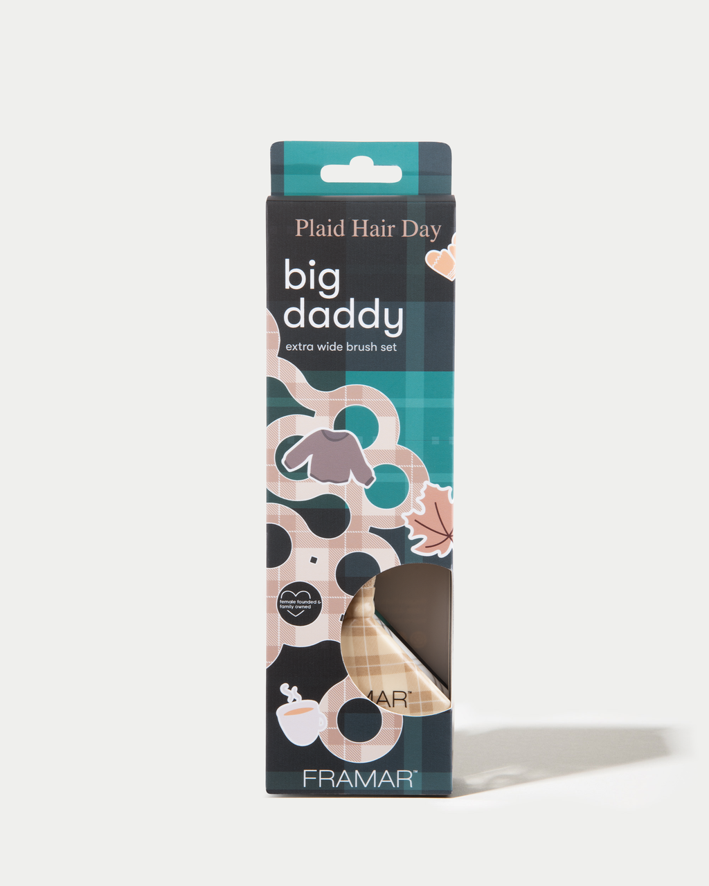 Plaid Hair Day - Big Daddy Brush Set