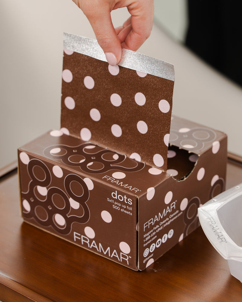 5x11 Pop Up - Chocolate Polka Dots