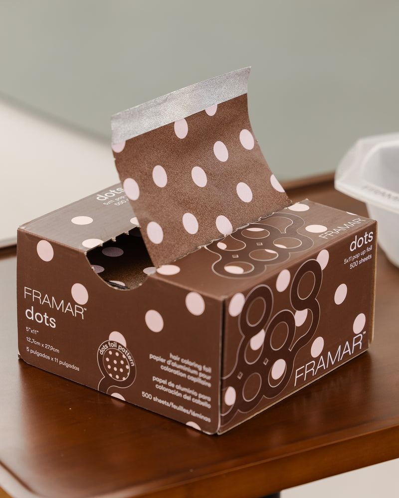 5x11 Pop Up - Chocolate Polka Dots