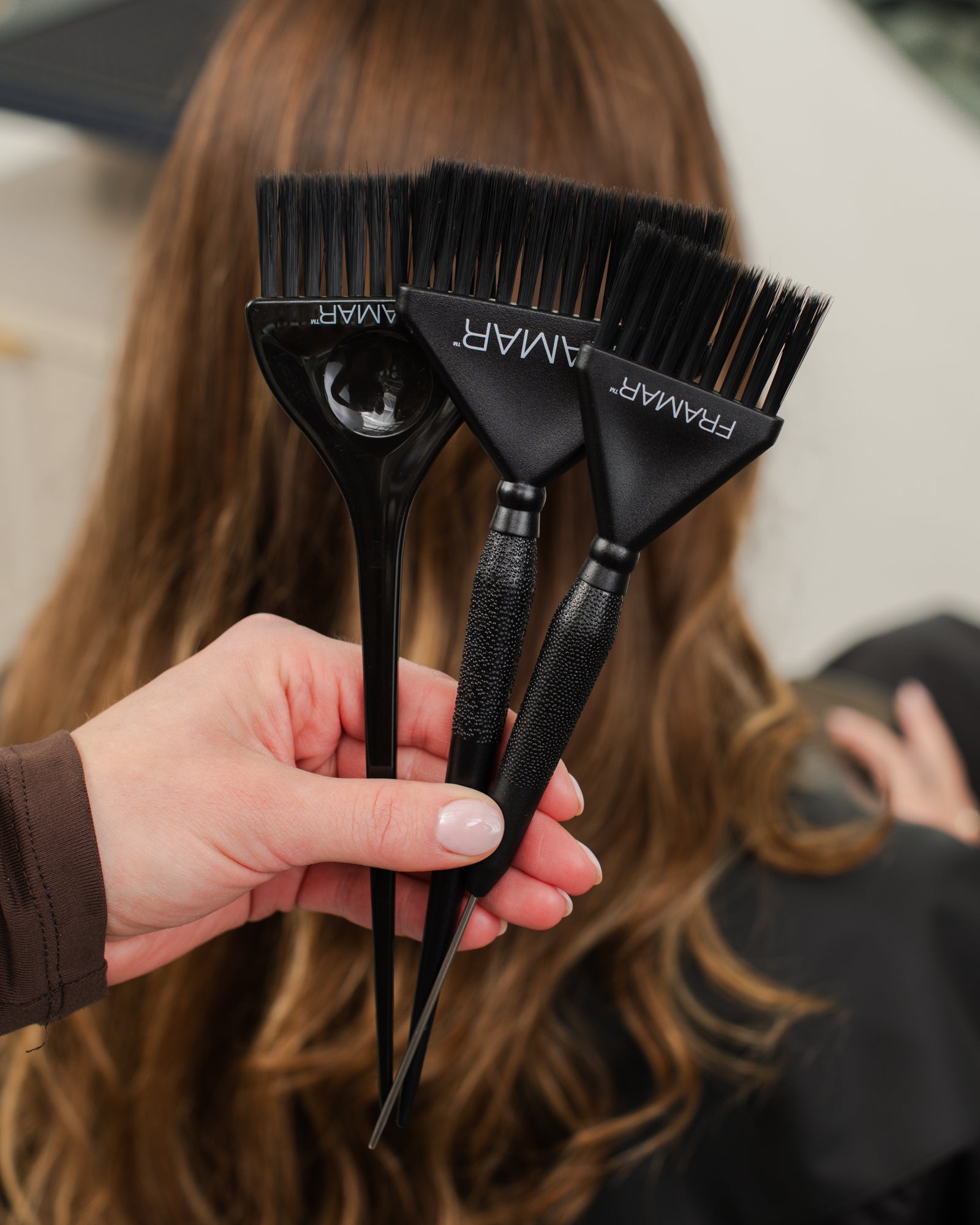 Framar Family Pack Hair Color Brush Set | Hair Dye Brush 3 Pack