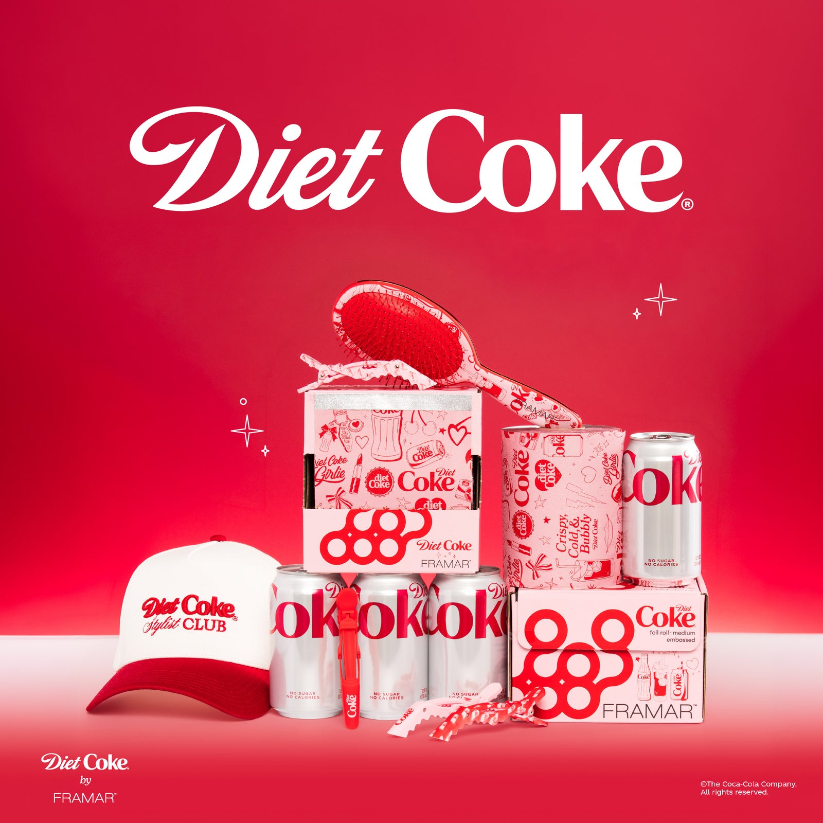 Diet Coke® by Framar salon tools campaign