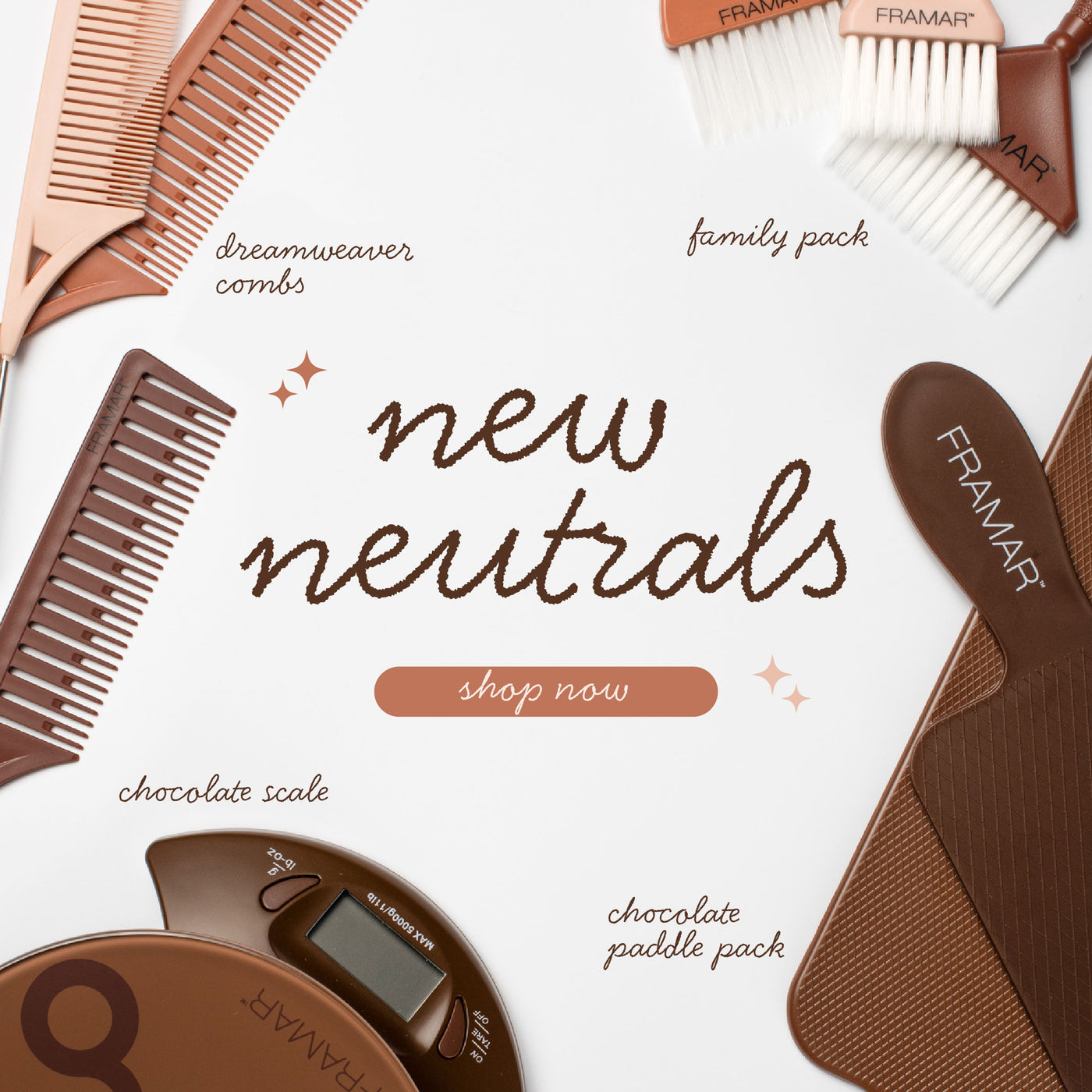 chocolate meets neutral