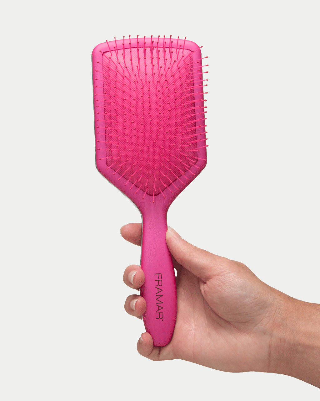 Vegetable brush - Pink & Tan