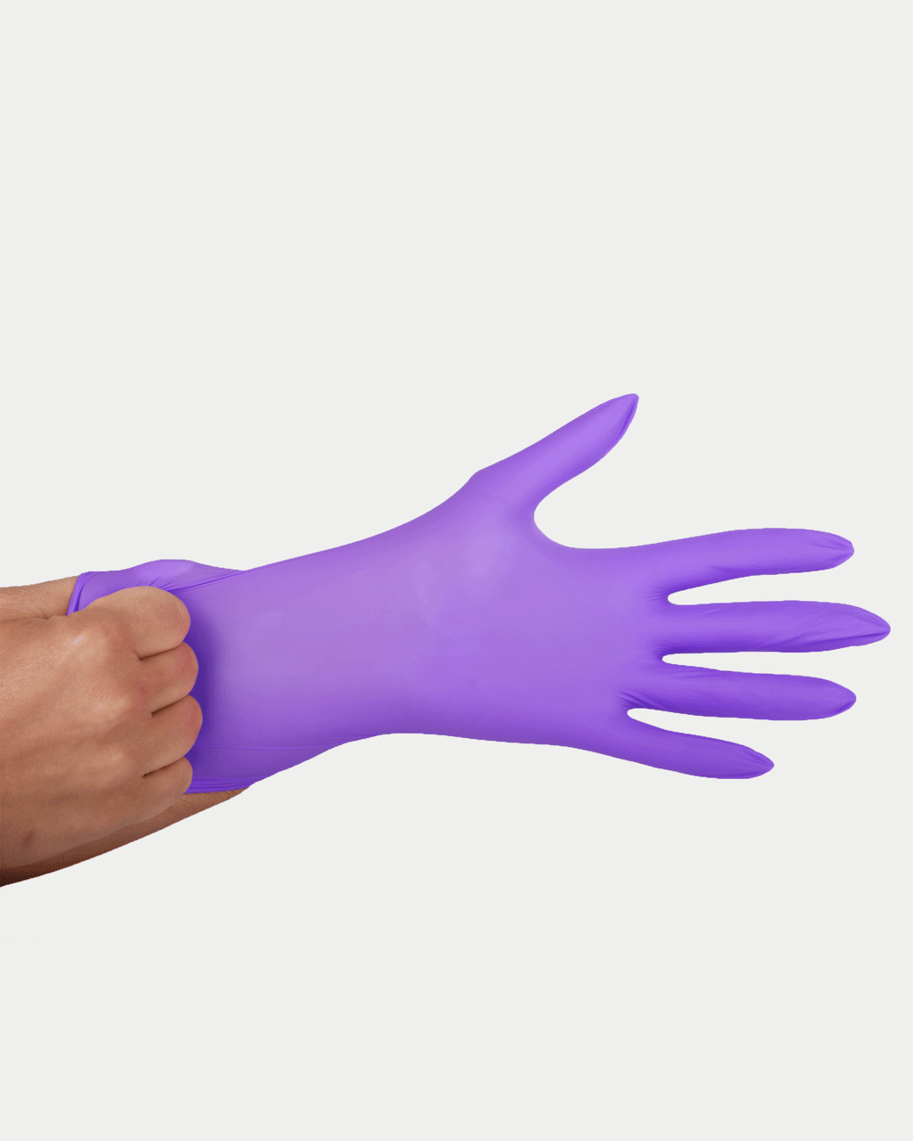 Purple dishwashing gloves deals