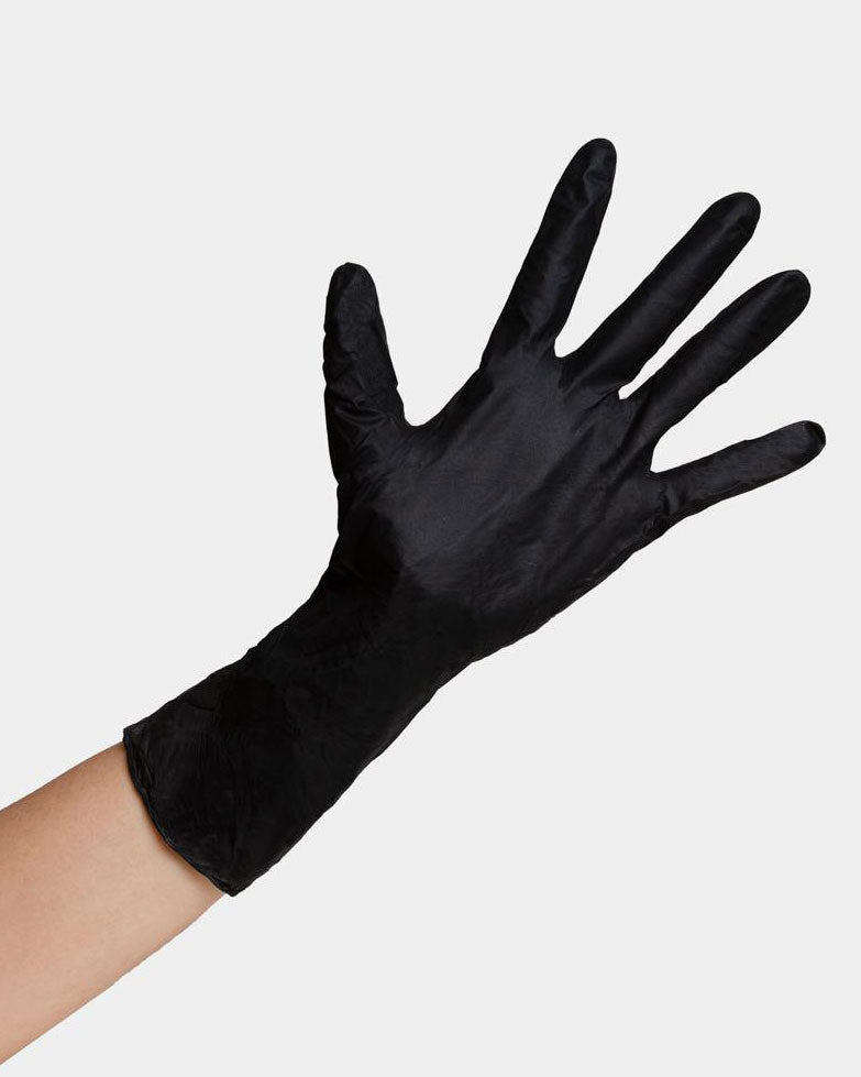 dynastie Zwaaien Sympathiek Framar Reusable Black Latex Gloves | Black Rubber Gloves - 10 Pack