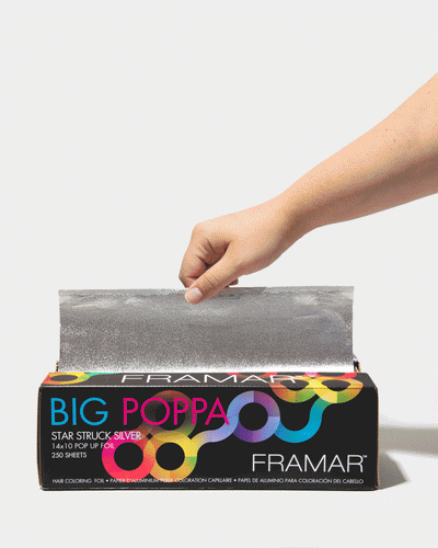 Framar Blue Hair Foils 1600 Feet | Smooth Roll Foil Highlights, Balayage Foils, Foils for Hair Color, Hair Coloring Foil Roll